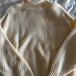 Cozy Cream Knit Sweater